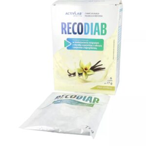 RecoDiab koktail odżywczy smak wanilia 77g 1szt DLA DIABETYKÓW